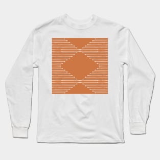 Geo (Terracotta) Long Sleeve T-Shirt